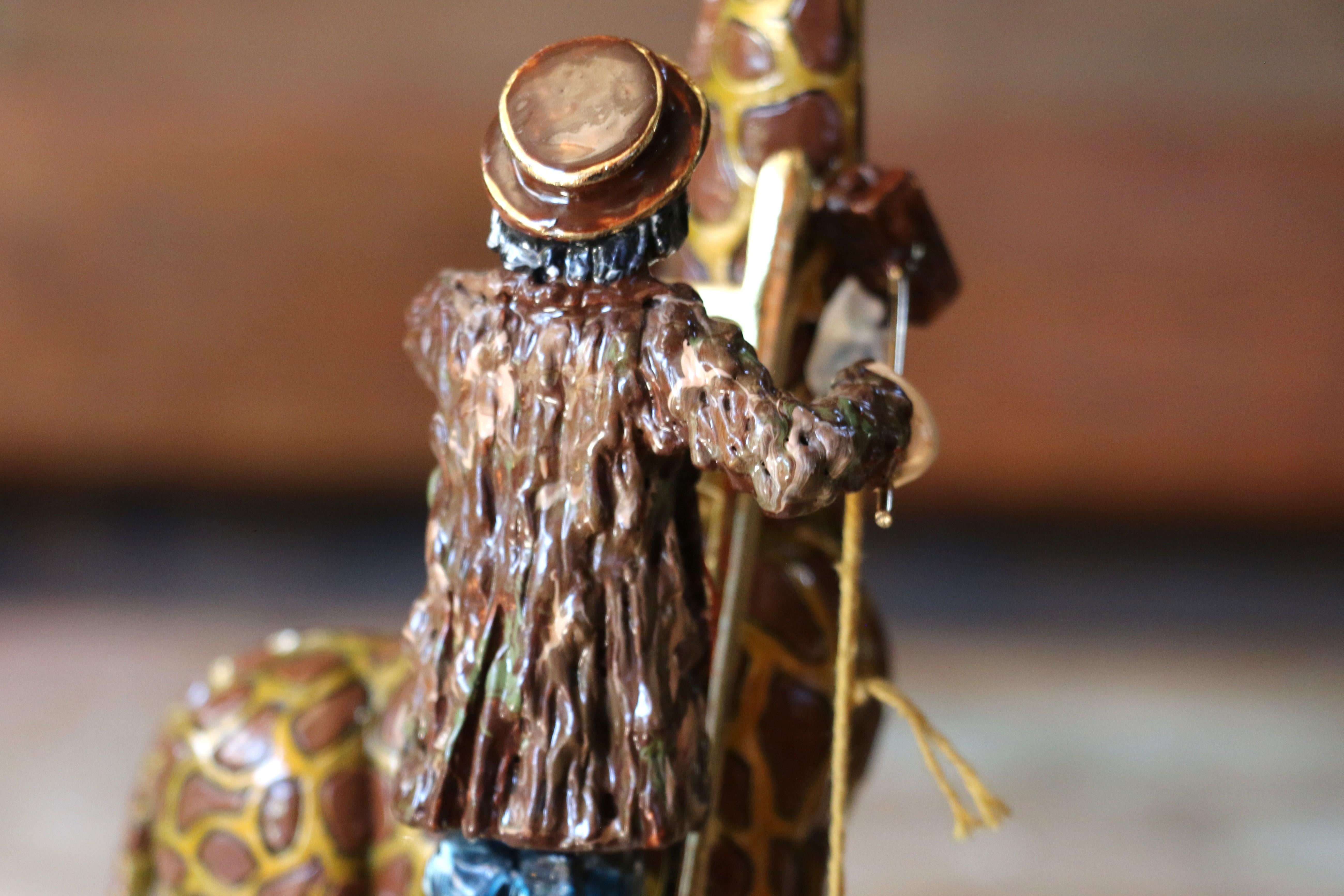Scultura clown vintage di Ron Lee intitolata 