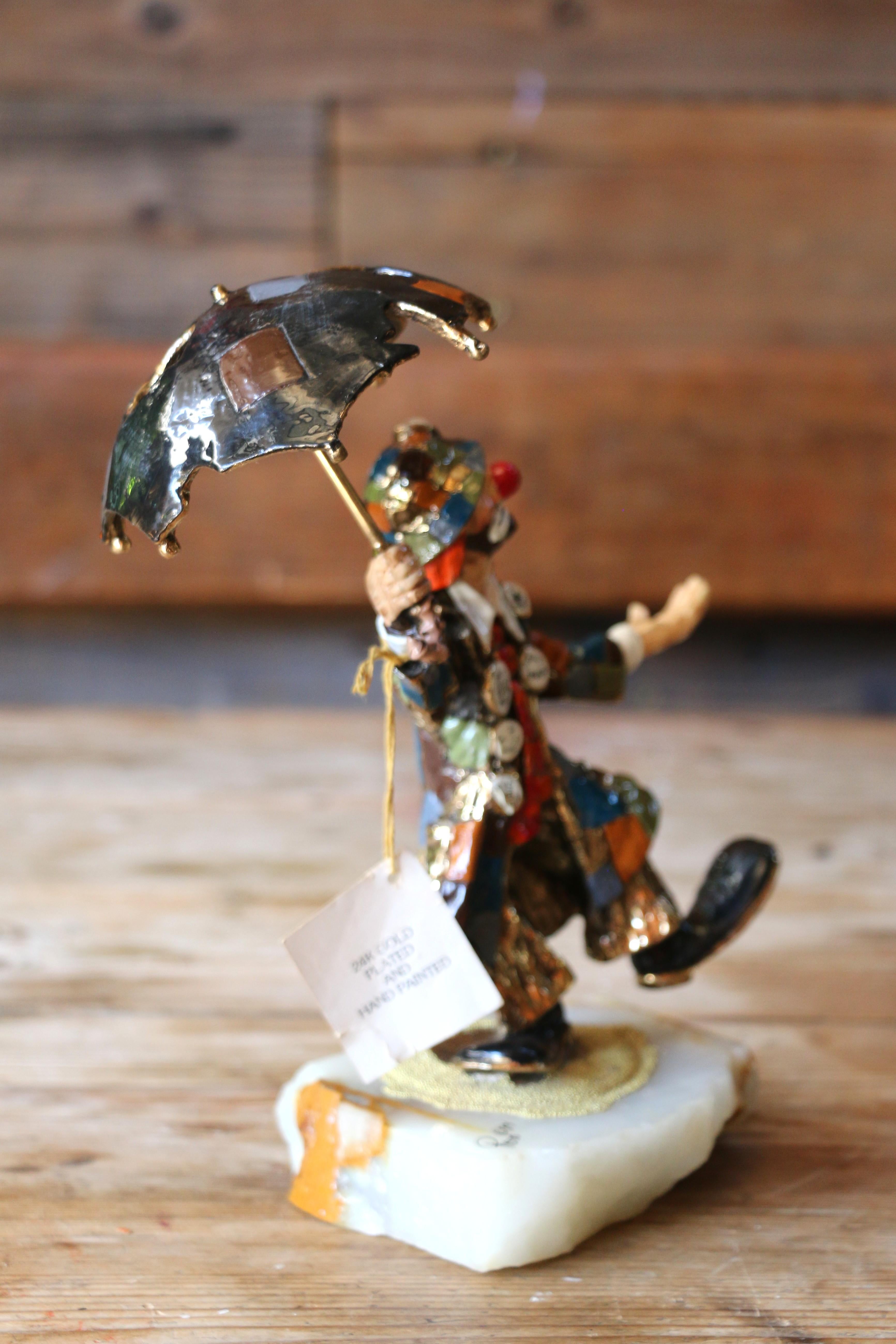 Mid-Century moderno Vintage Ron Lee Hobo Clown 