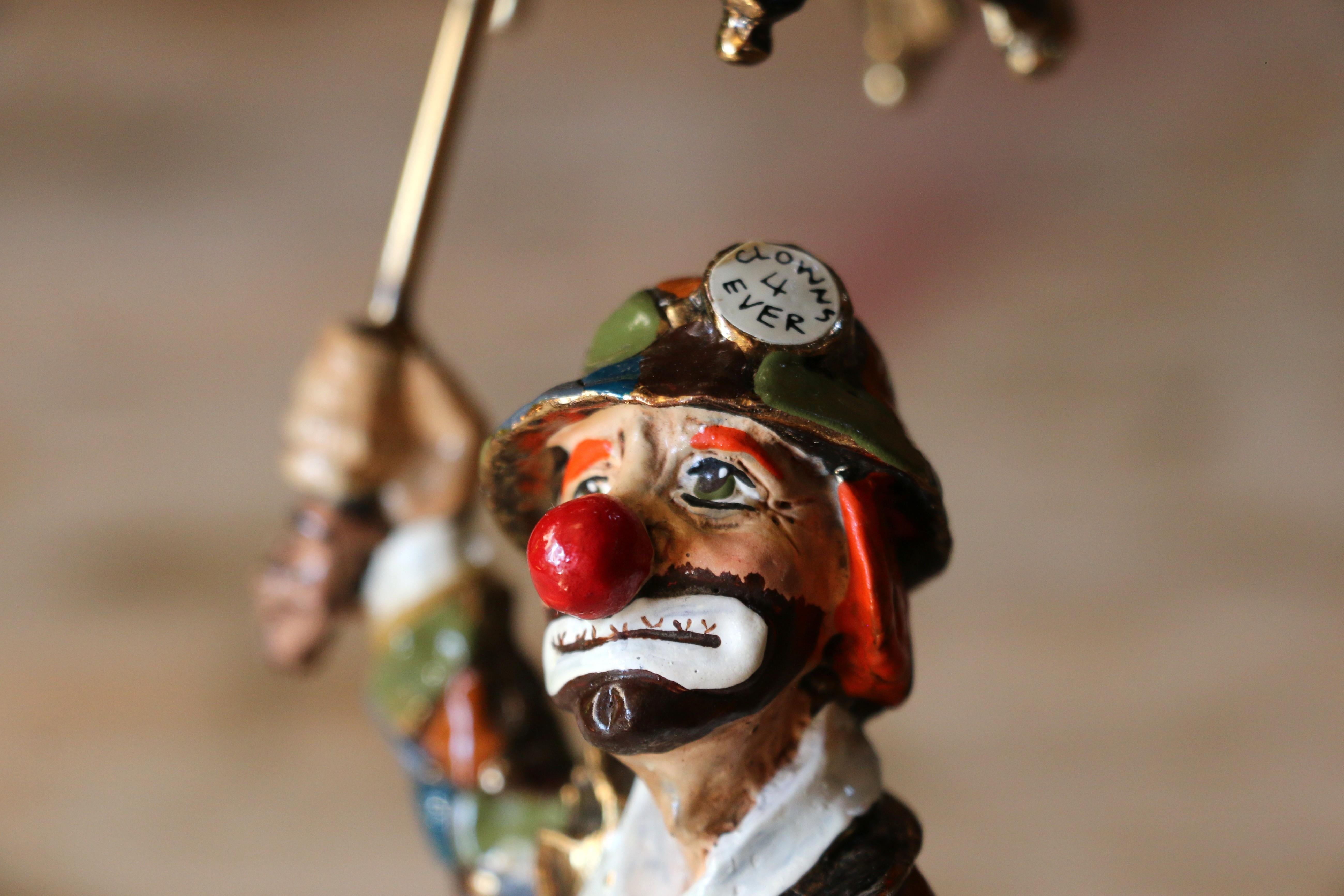 Vintage Ron Lee Hobo Clown 