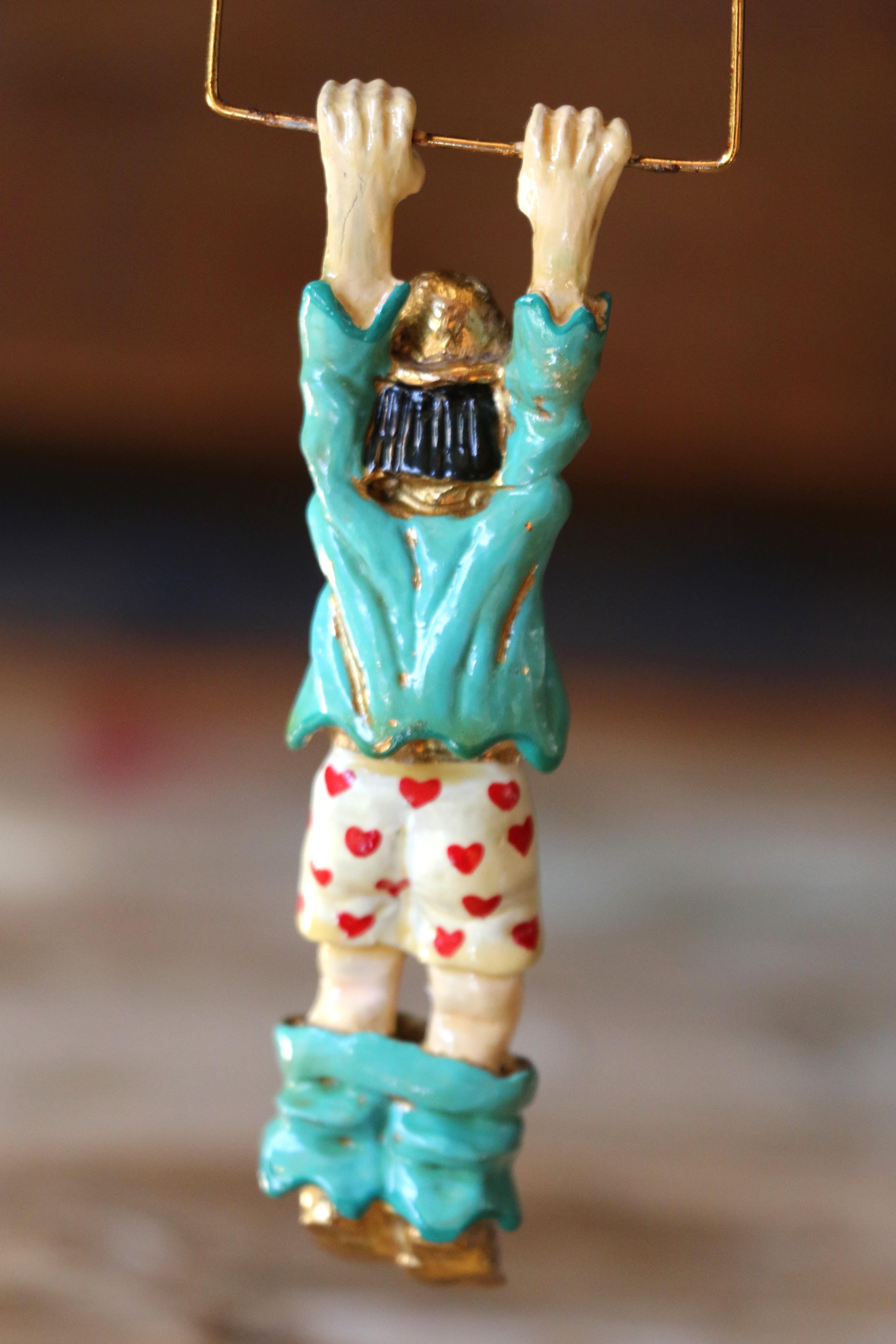 Vintage Ron Lee Trapeze Clown Figurine, 1983 in vendita 5