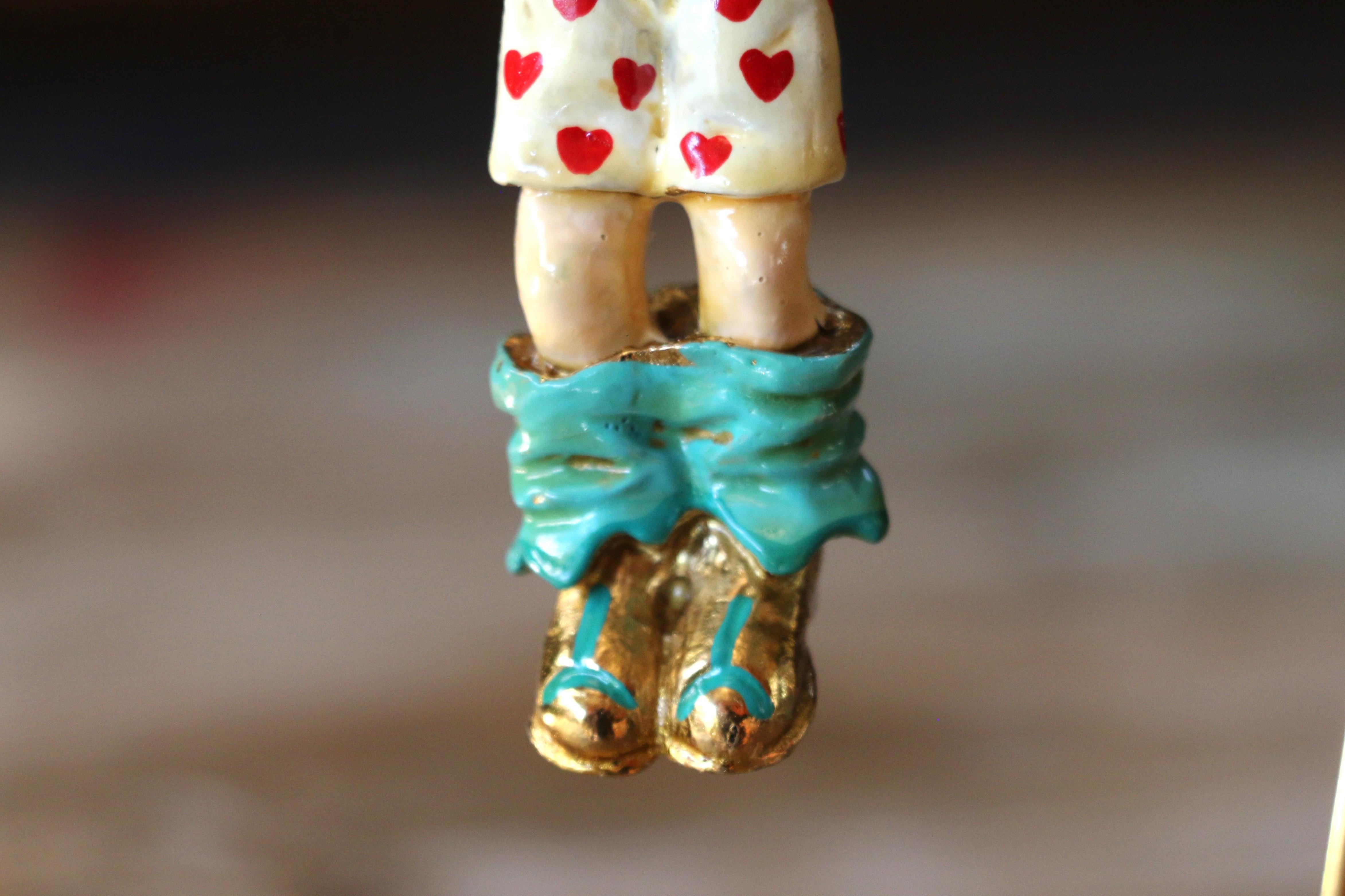 Vintage Ron Lee Trapeze Clown Figurine, 1983 in vendita 6