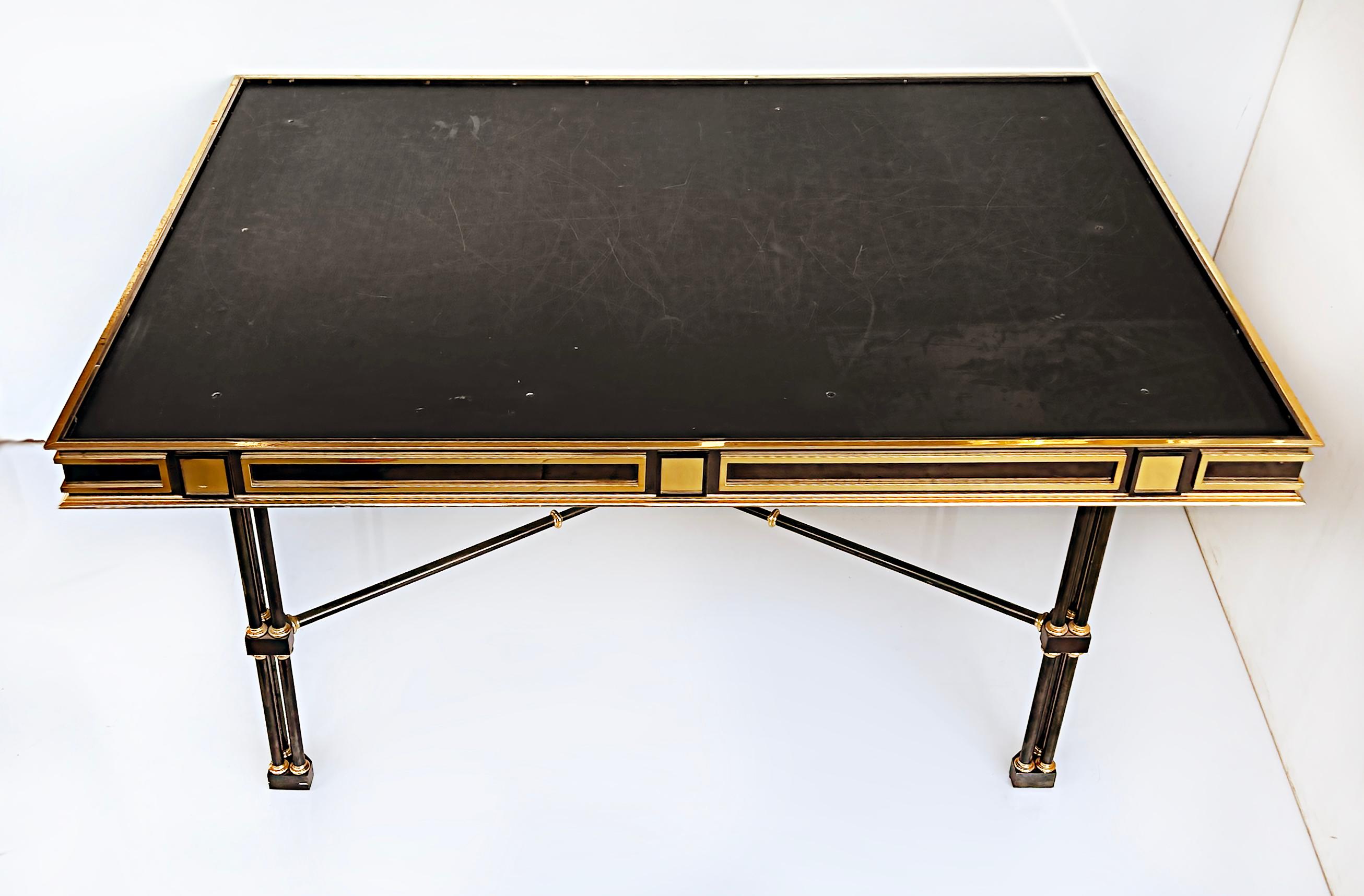Vintage Ron Seff Bemerkenswerter Tisch aus Rotguss-Metall, Bronze und Messing, 1980er Jahre (amerikanisch) im Angebot
