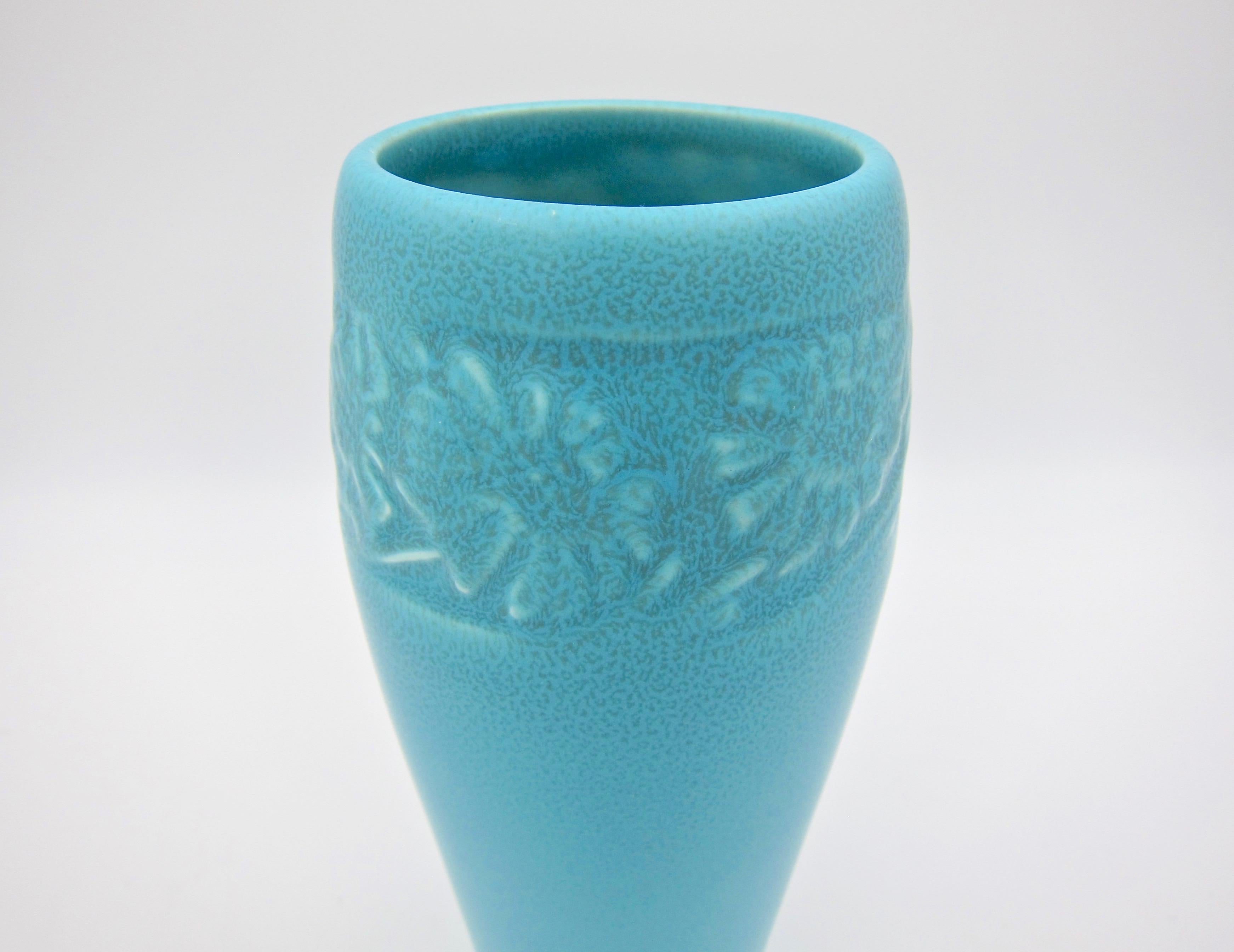 Vintage Rookwood Pottery Arts & Crafts Sunflower Vase, 1930 4