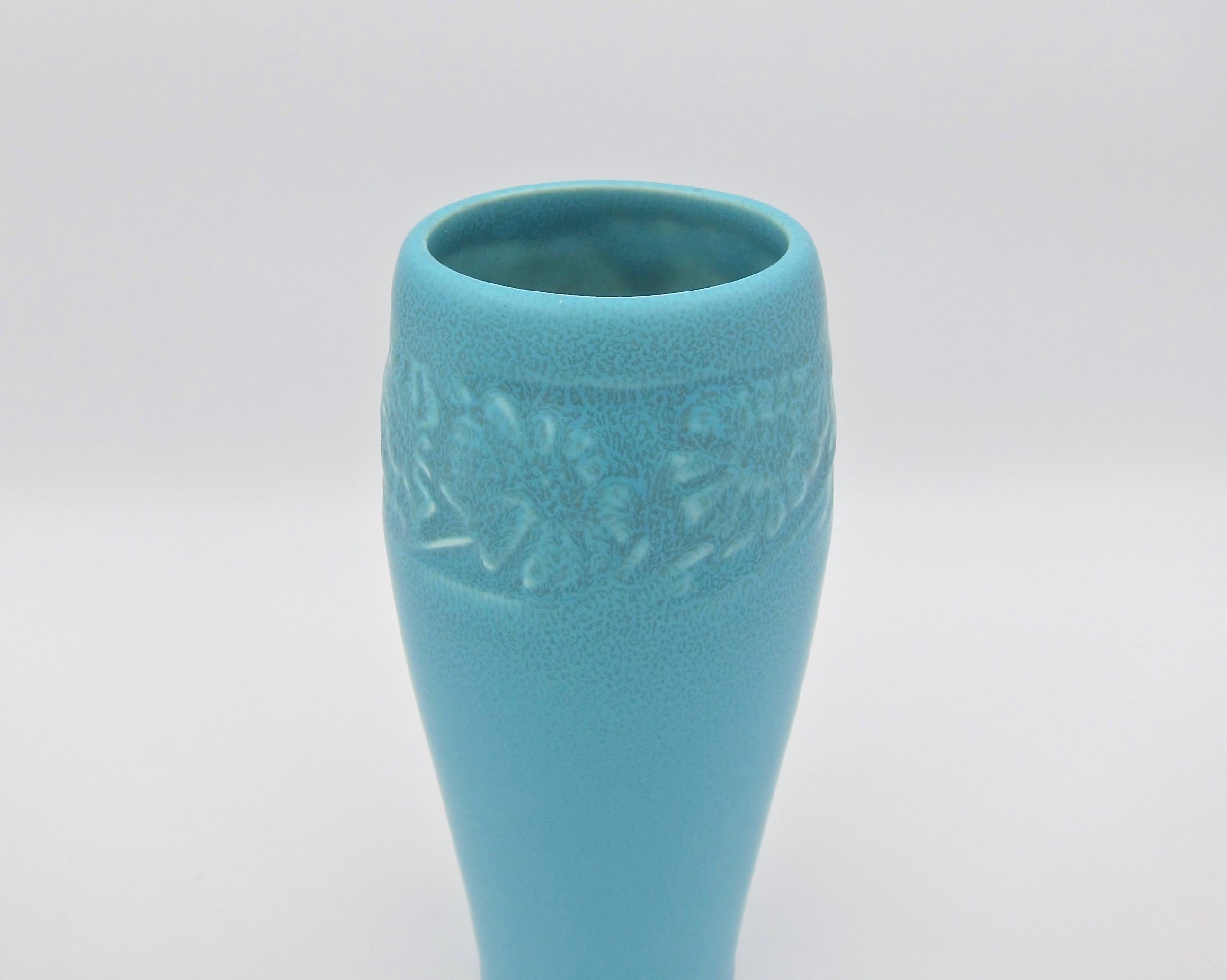 Ceramic Vintage Rookwood Pottery Arts & Crafts Sunflower Vase, 1930