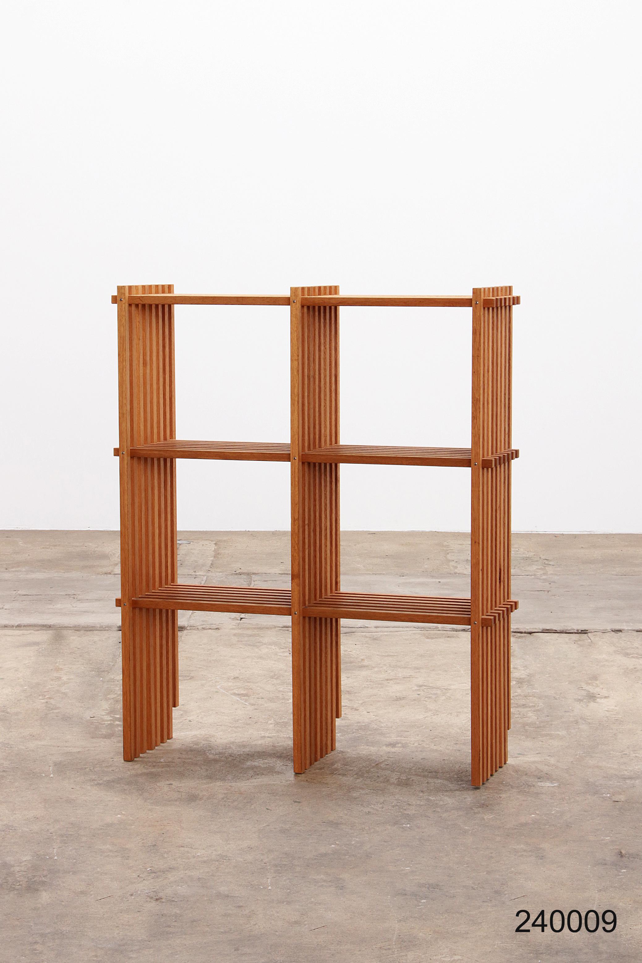 Vintage room divider or bookcase by Thorvald Lissau, Denmark 1970 4