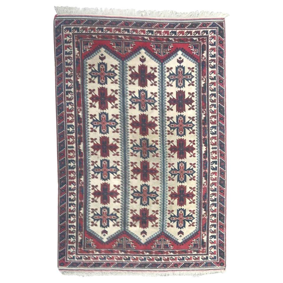 Vintage Large Turkish Kars Rug For Sale at 1stDibs