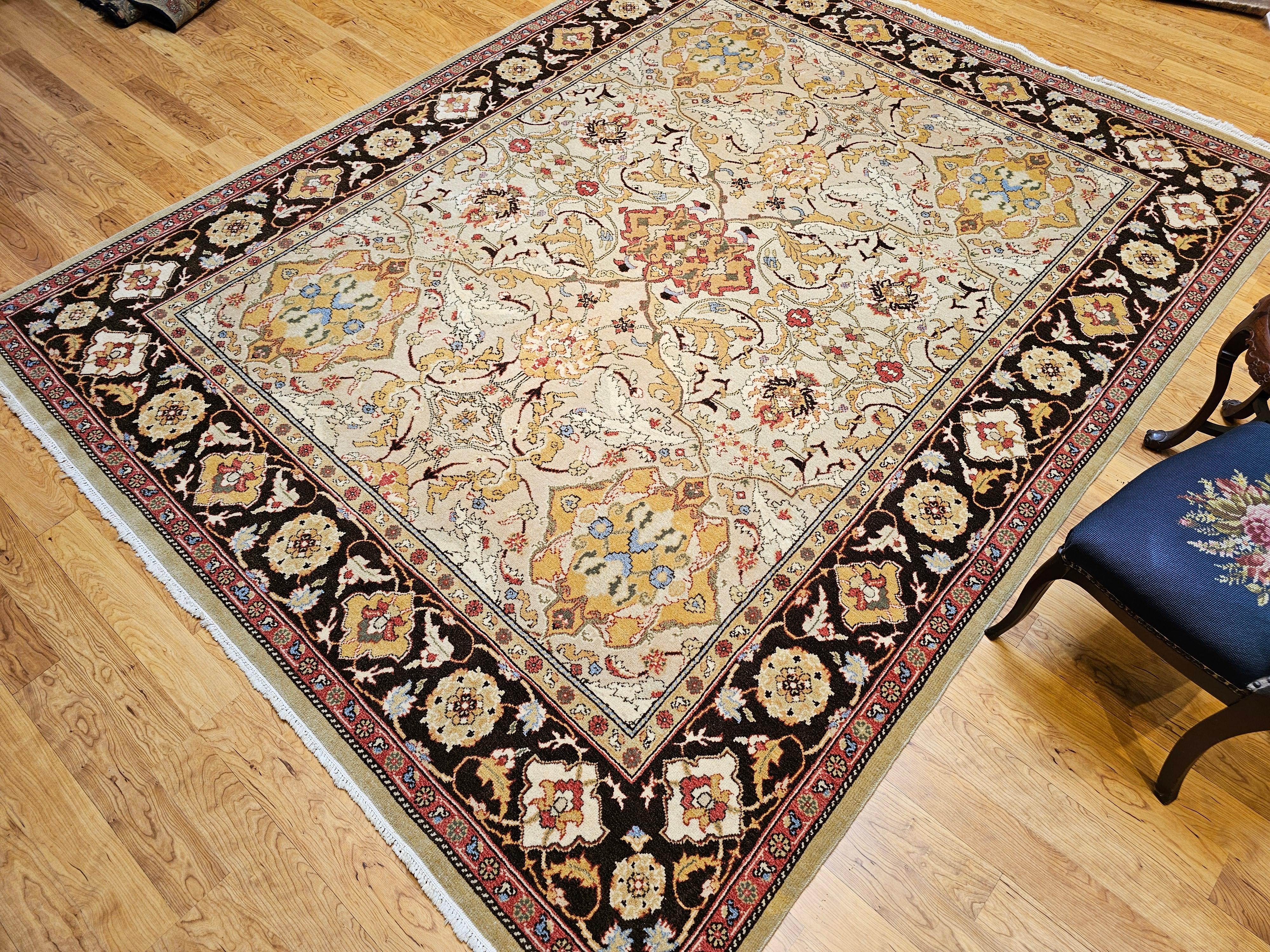 Oushak turco vintage a grandezza naturale in Tan, Marrone in vendita 5