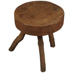 Vintage Root Stool from France, circa 1960