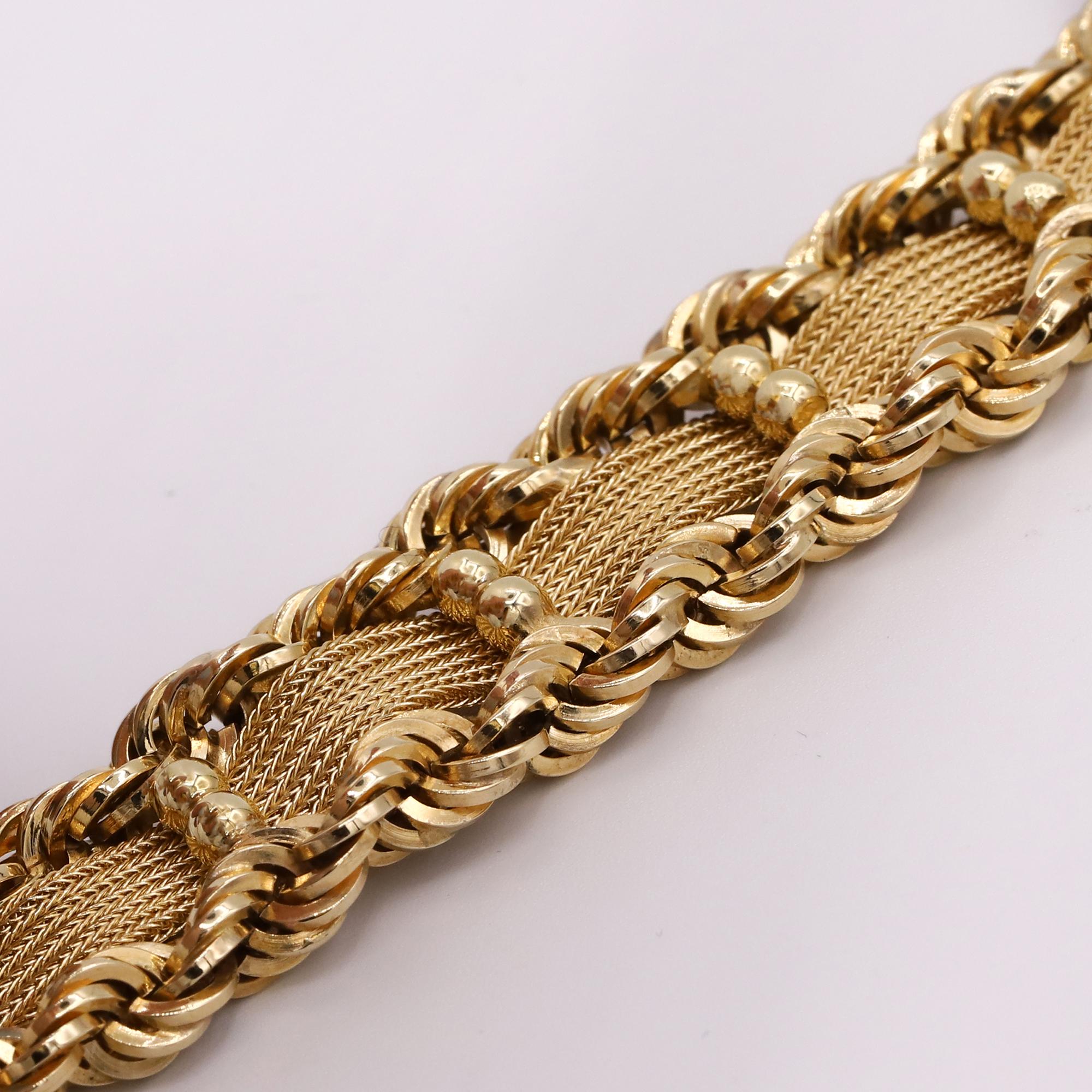 vintage 14k gold bracelet