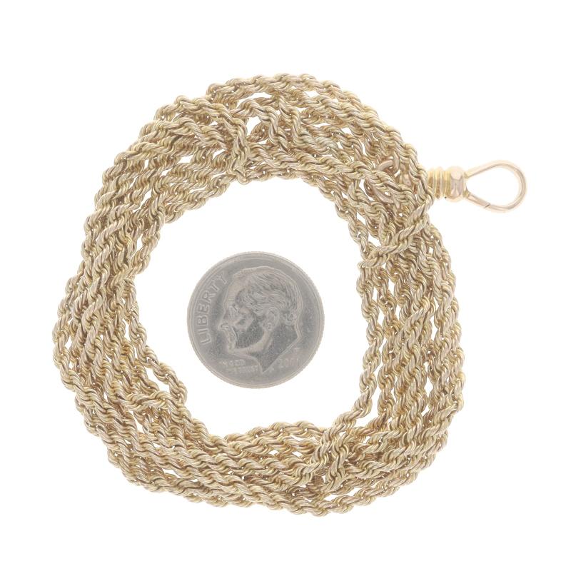 Vintage Rope Pocket Watch Chain 25