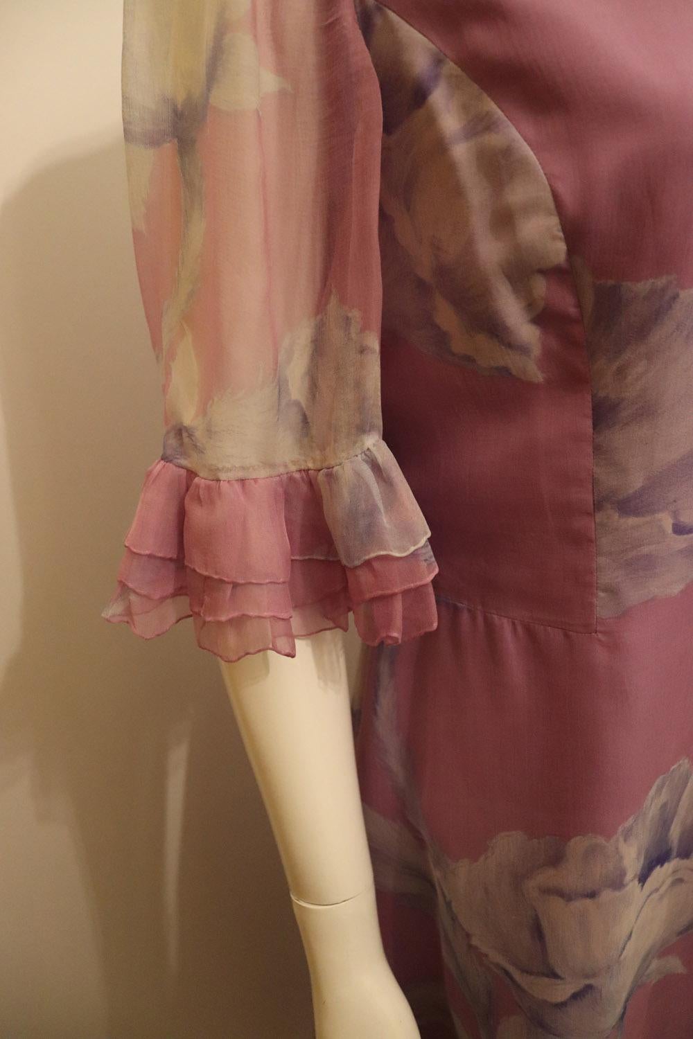 Vintage Rosanna Manzoni Silk Gown In Good Condition For Sale In London, GB