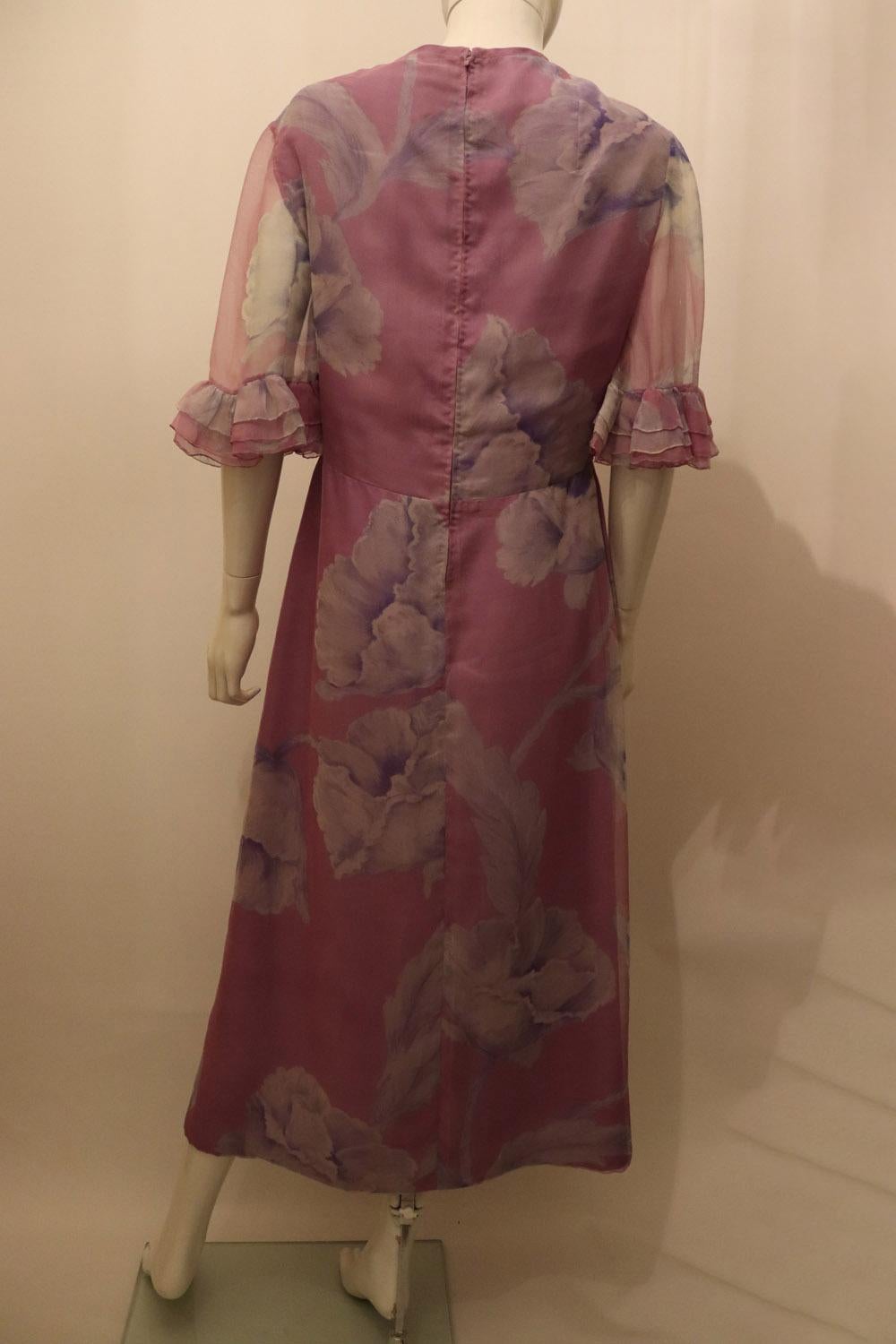 Women's Vintage Rosanna Manzoni Silk Gown For Sale