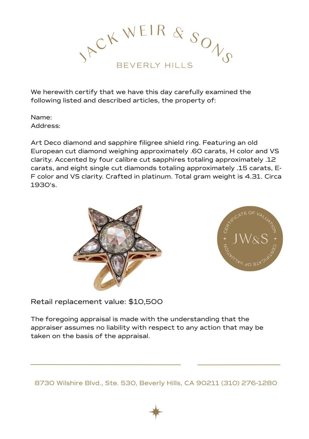 Women's Vintage rose cut diamond 18k rose gold star ring For Sale