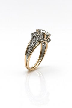 Vintage Rose-Cut Diamond Ring.