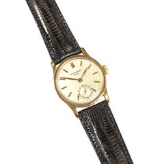 Vintage Rose Gold Patek Philippe Calatrava Manual Wind Wristwatch