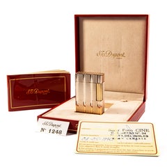 Vintage Rose Gold Plated S.T. DUPONT Ligne 1 BR Regular Lighter 1991