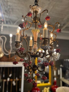Vintage Rose Vine Chandelier