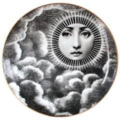 Vintage Rosenthal Fornasetti Plate, Motiv 18, Lina Cavalieri, 1980s