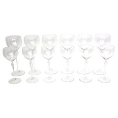 Juego de 24 copas de cristal vintage Rosenthal Maitre para vino blanco y burdeos