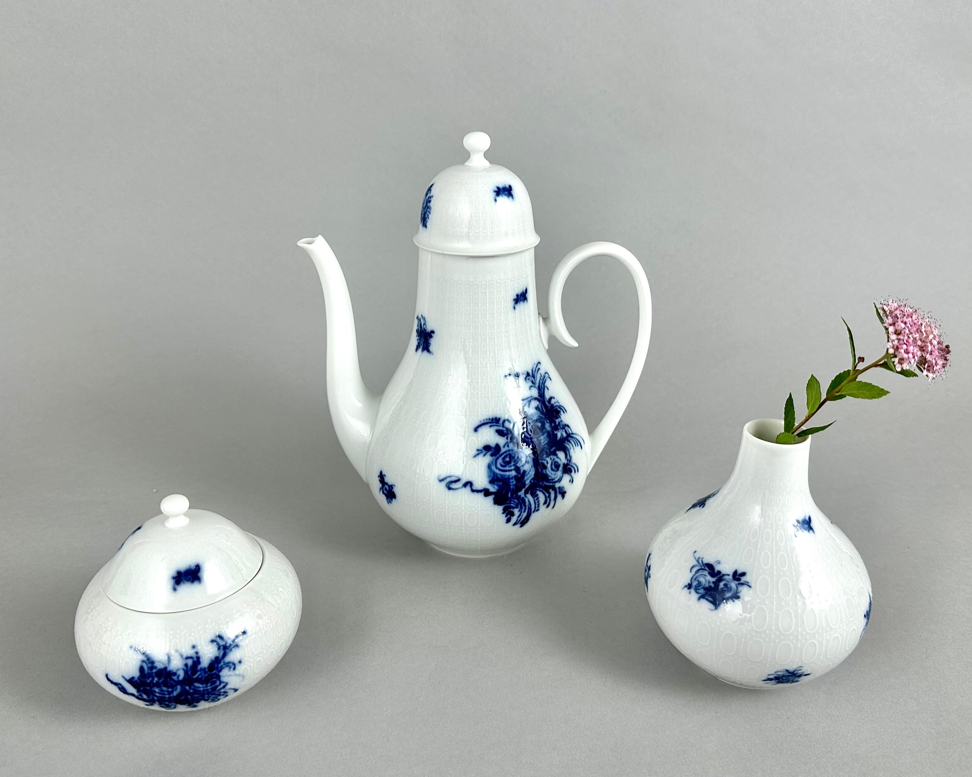 German Vintage Rosenthal Porcelain Coffee or Tea Set, 1960s For Sale