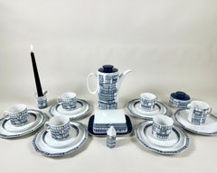 Vintage Rosenthal Studio Line Dinnerware Set  Eduardo Paolozzi Design