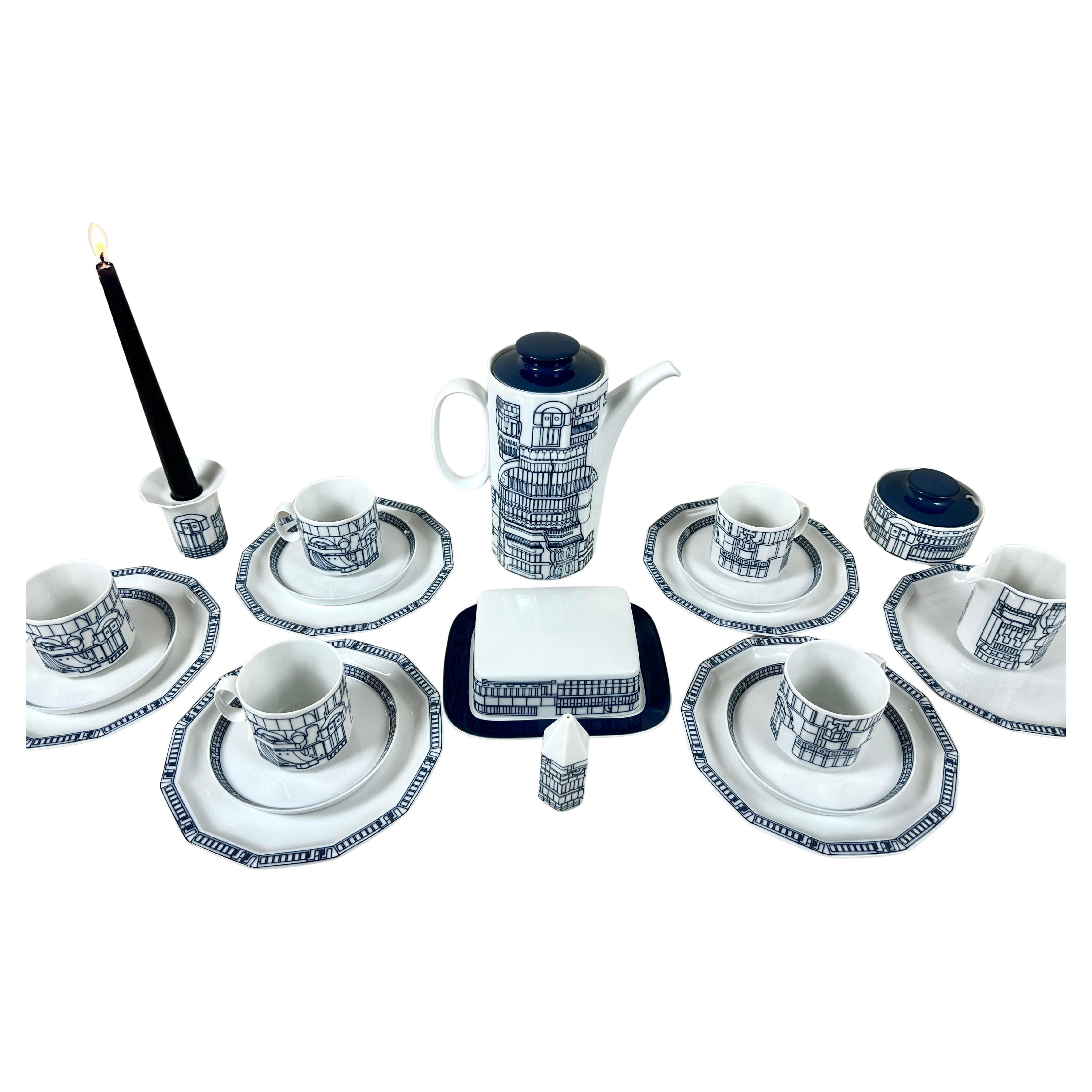 Vintage Rosenthal Studio Line Essgeschirr Set  Eduardo Paolozzi Entwurf im Angebot