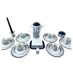 Vintage Rosenthal Studio Line Dinnerware Set  Eduardo Paolozzi Design