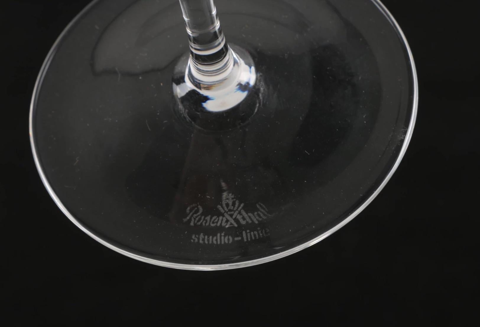 vintage rosenthal wine glasses