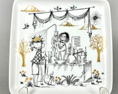 Vintage Rosenthal Trinket Dishes by Raymond Peynet Design, Germany 1970