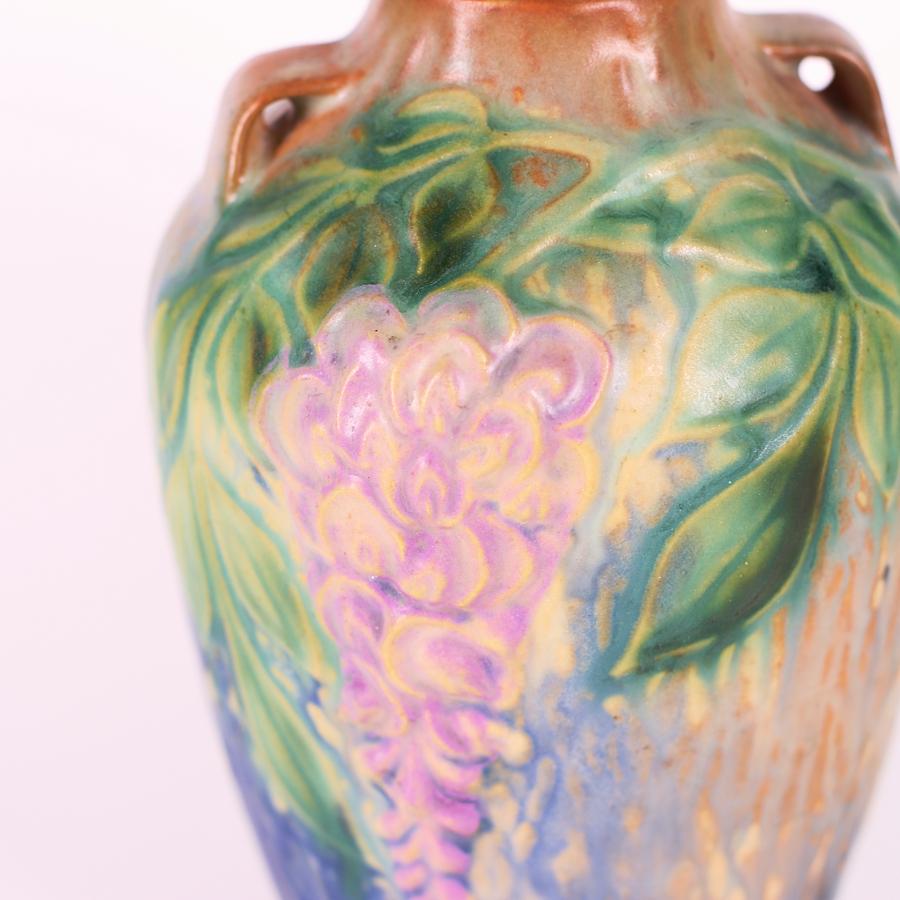 roseville wisteria vase