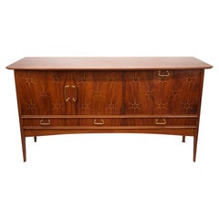 Vintage Rosewood and Mahogany Sideboard by Peter Hayward for Vanson, 1950s