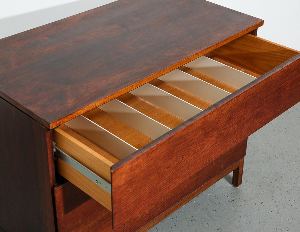 Vintage Rosewood Bachelors Chest In Good Condition In Brooklyn, NY
