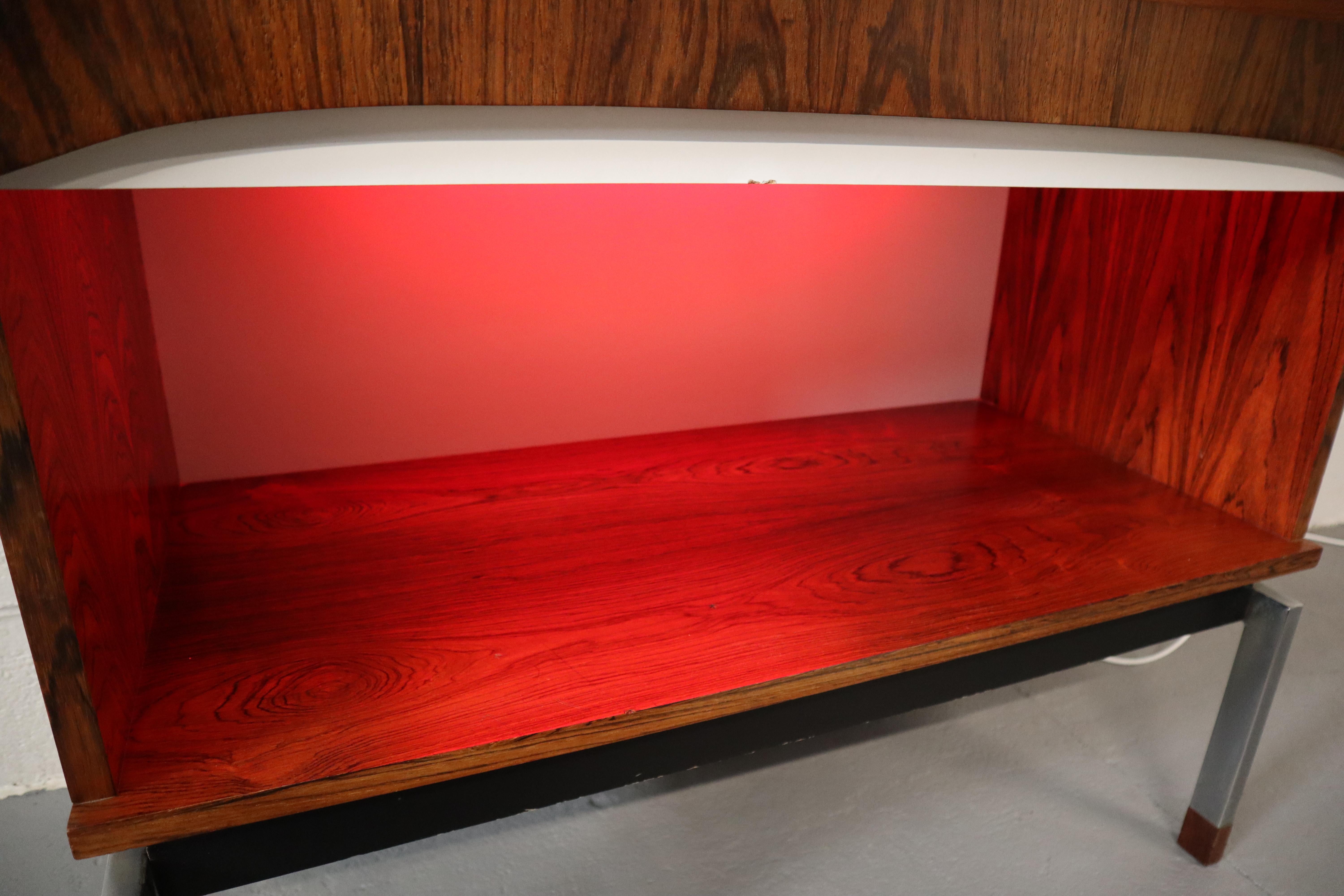 Vintage Rosewood Bar For Sale at 1stDibs