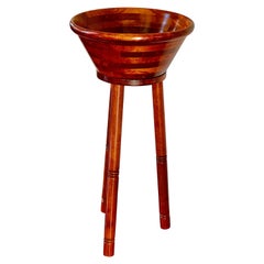 Vintage Rosewood Bowl on Stand