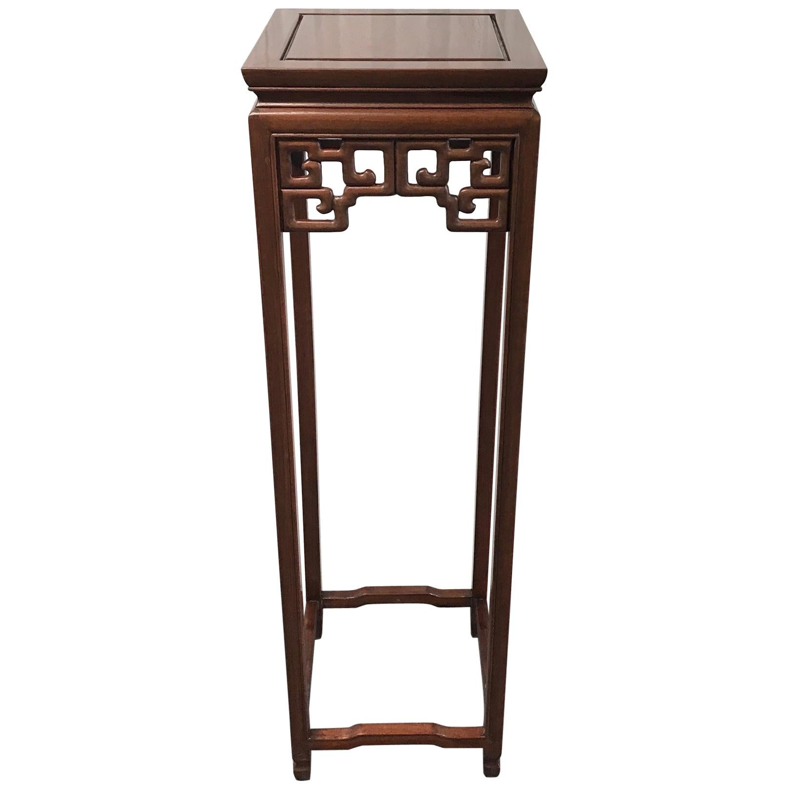 Vintage Rosewood Chinese Pedestal