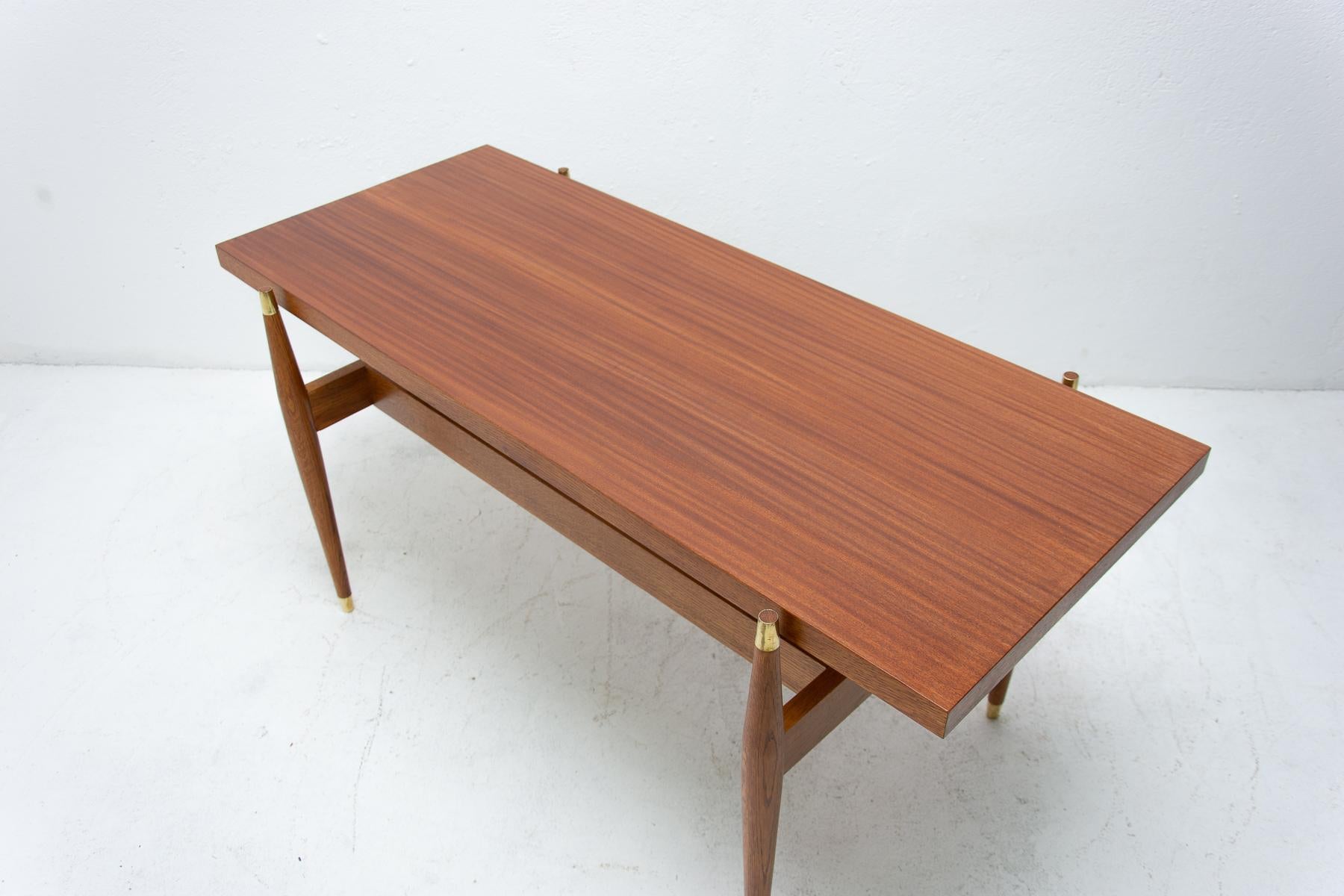 Vintage Rosewood Coffee Table from Czechoslovakia, 1970s For Sale 3