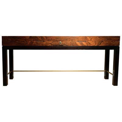 Vintage Mid-Century Danish Parson Rosewood Console Table at 1stDibs