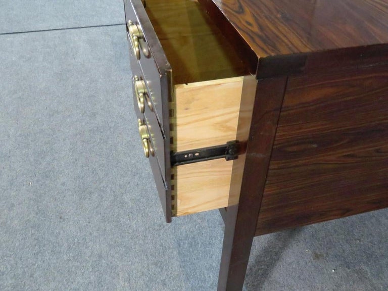 Vintage Rosewood Desk For Sale at 1stDibs