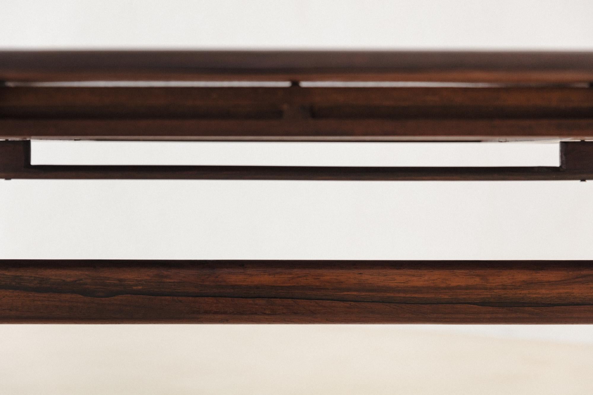 Vintage Rosewood Dining Table by Cantù Móveis, 1960s, Brazilian Mid-Century For Sale 7