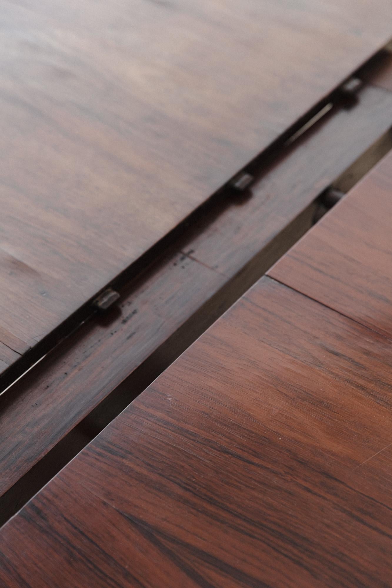 Vintage Rosewood Dining Table by Cantù Móveis, 1960s, Brazilian Mid-Century For Sale 3