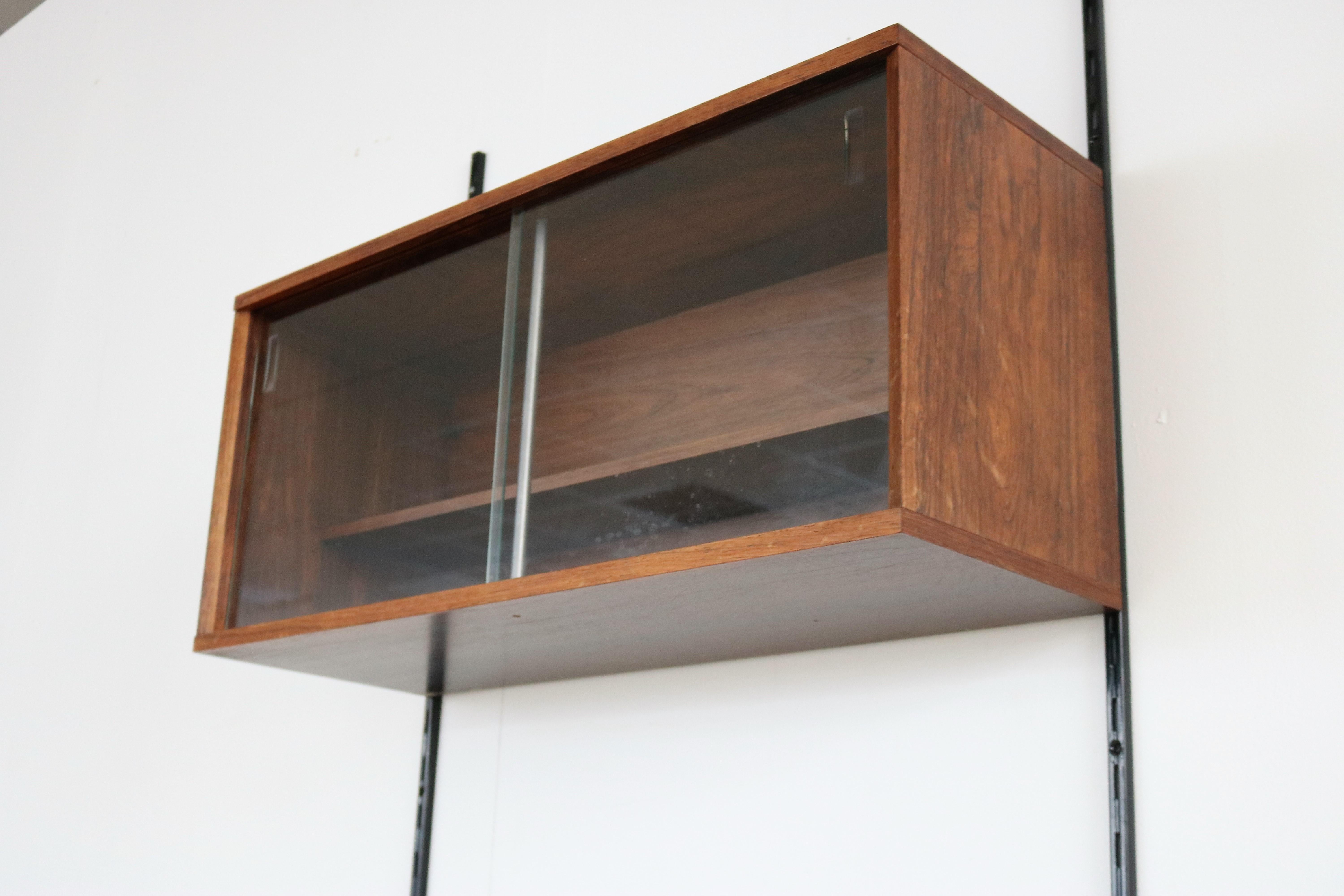 vintage rosewood display cabinet For Sale 3
