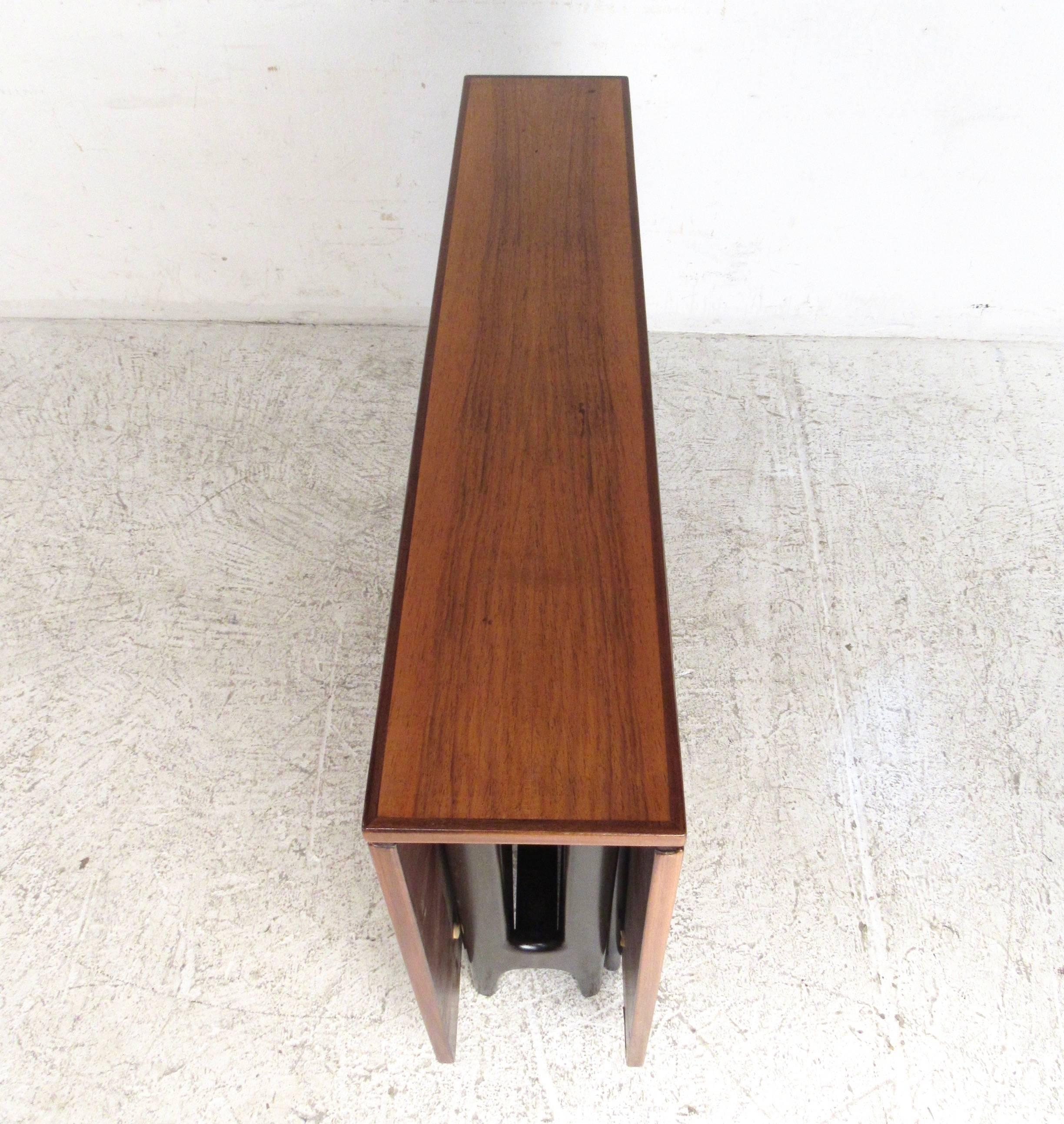 Vintage Rosewood Dropleaf Dining Table by Kleppe Mobelfabrik 2