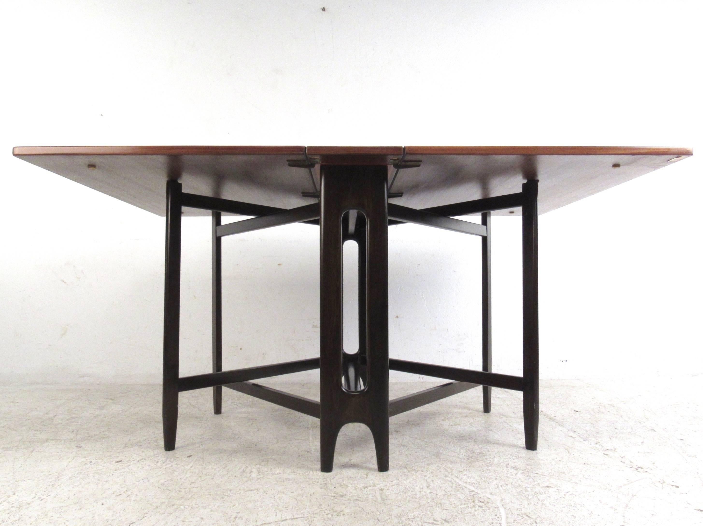 Vintage Rosewood Dropleaf Dining Table by Kleppe Mobelfabrik 3