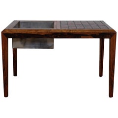 Vintage Rosewood Flower Table by Severin Hansen for Haslev Møbelsnedkeri