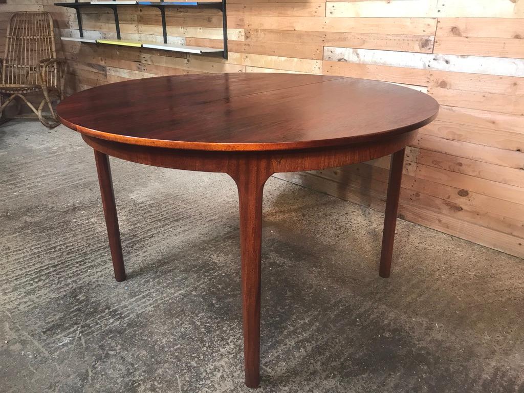 Wood Vintage Foldout Dining Table Tom Robertson for McIntosh, 1960 For Sale