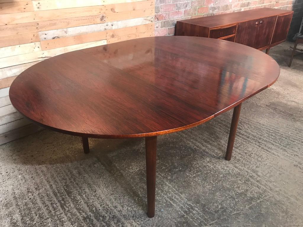 Vintage Foldout Dining Table Tom Robertson for McIntosh, 1960 For Sale 4