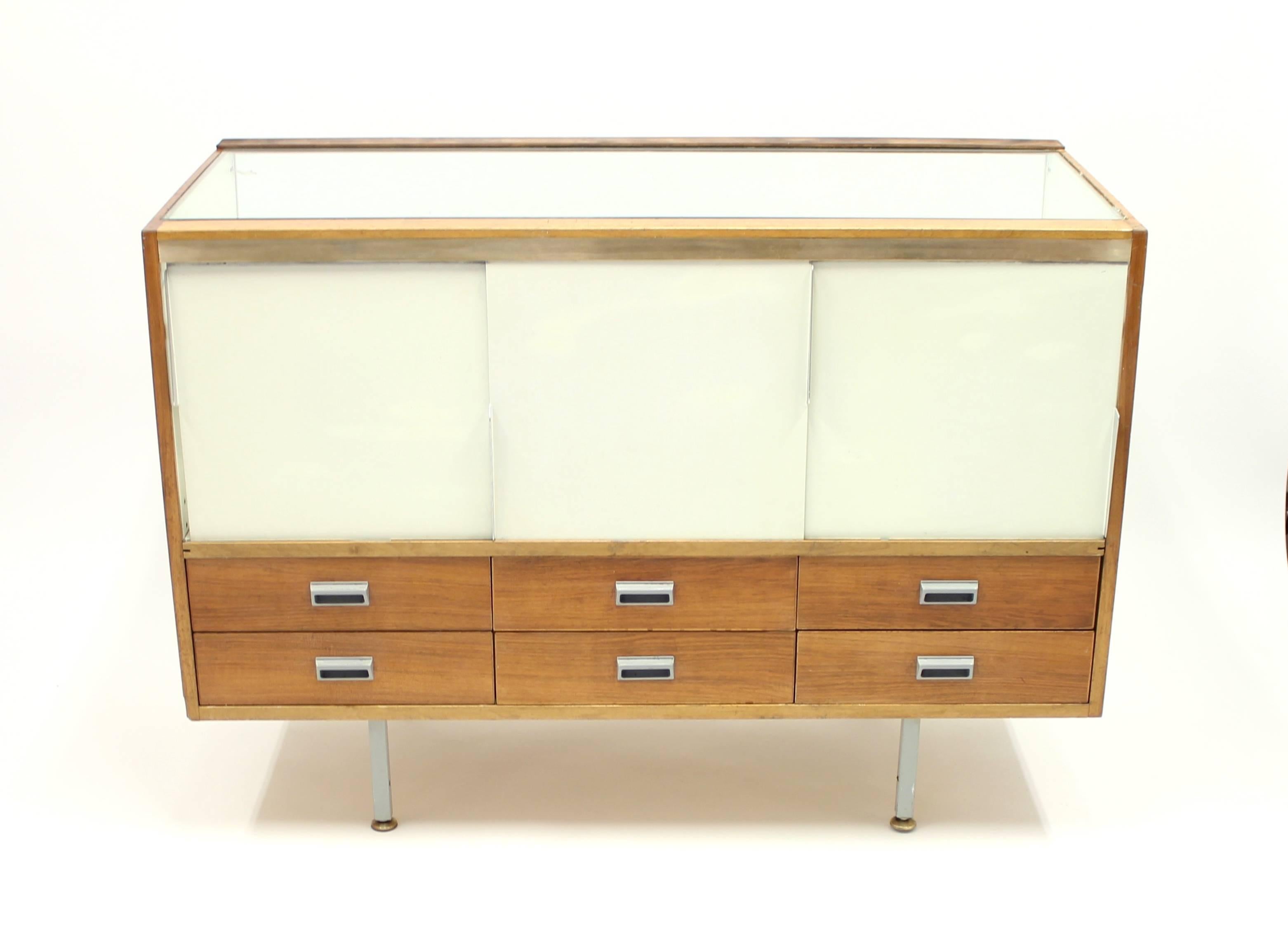 Scandinavian Modern Vintage Rosewood Haberdashery Cabinet, 1960s