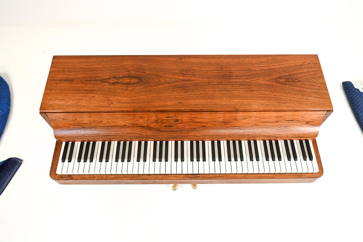 Vintage Rosewood Pianette by Louis Zwicki, 1950s In Good Condition In Norwalk, CT