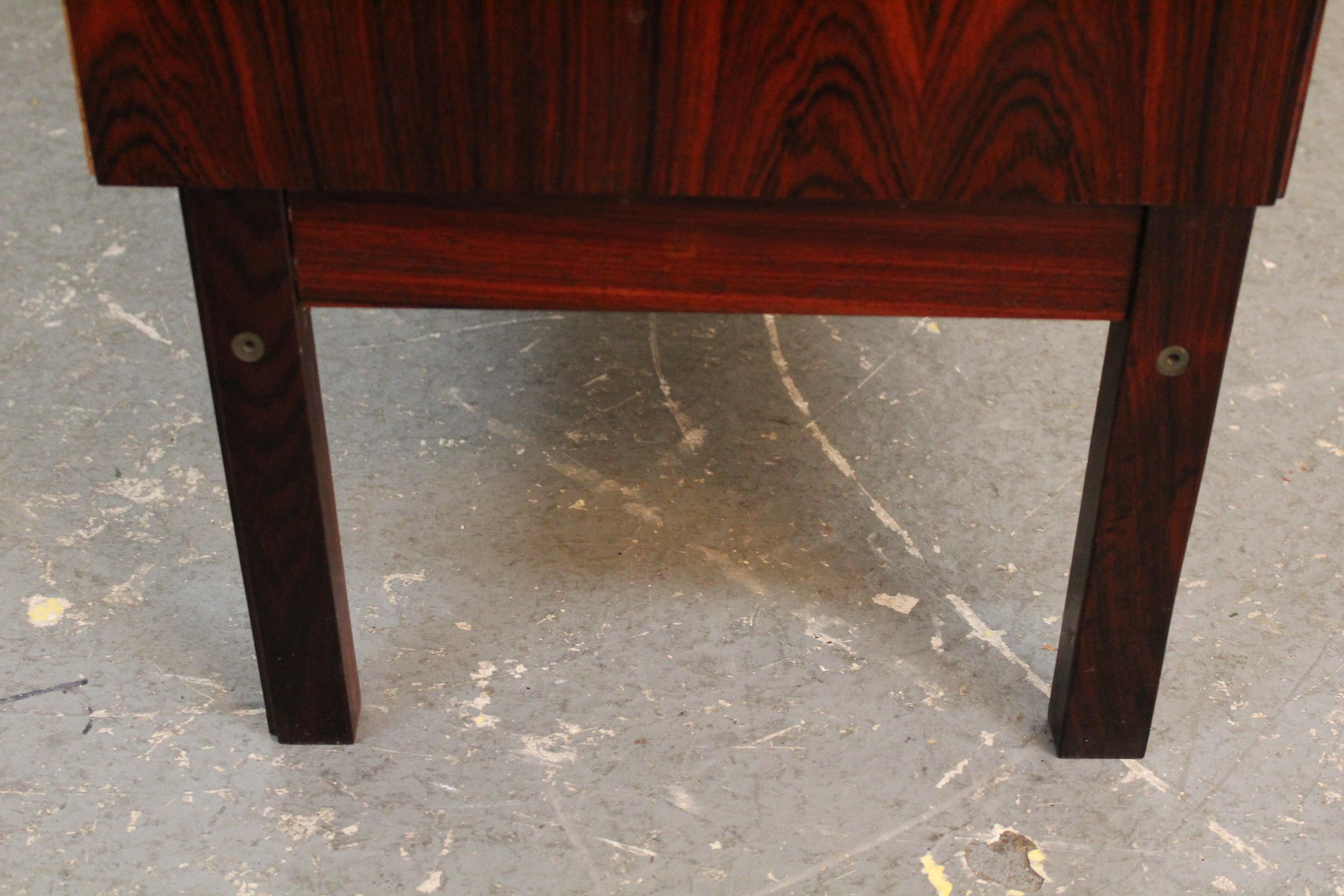 Vintage Rosewood Secretary Desk by Dyrlund Denmark For Sale 9