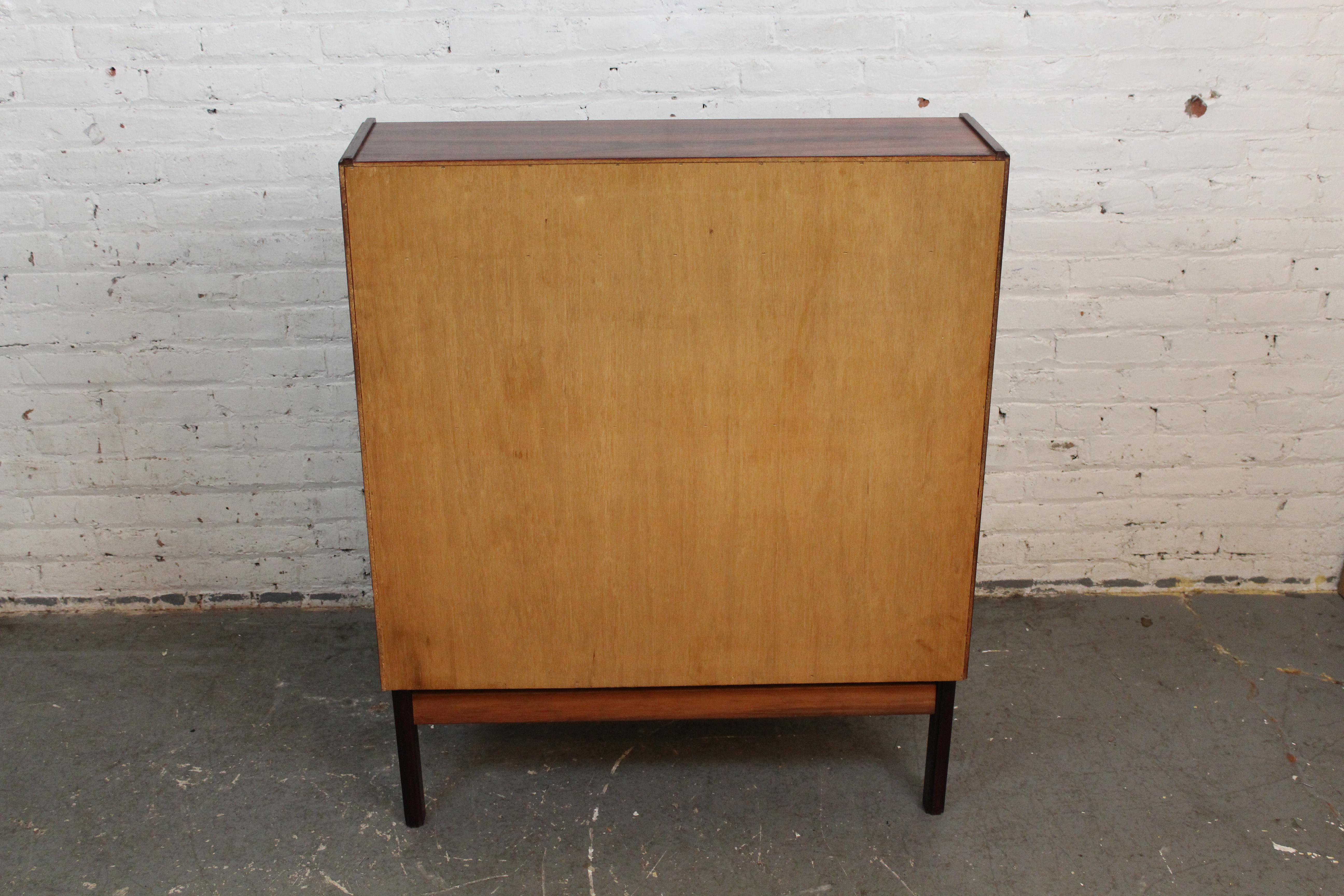 Vintage Rosewood Secretary Desk by Dyrlund Denmark For Sale 11